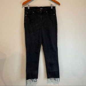 Buffalo David Bitton Black Jayme Mid Rise Straight Leg Vintage Denim